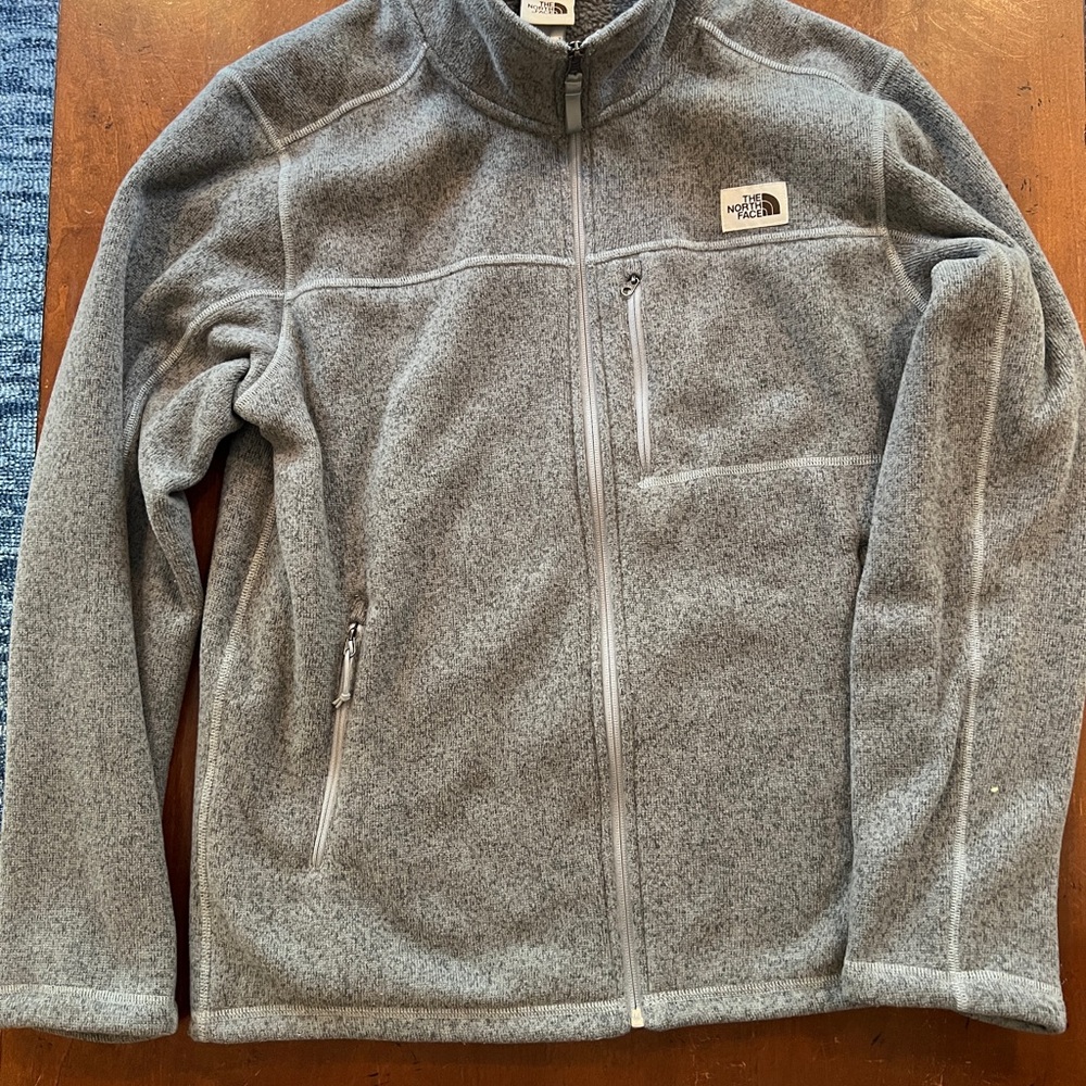 The North Face Gordon Lyons Charcoal Fleece Full Zip Jacket